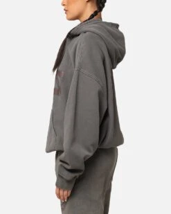 Saint Morta SSIX Vintage Hoodie Washed Charcoal -Culture Kings Shop 02049226 YC071 womens 0060
