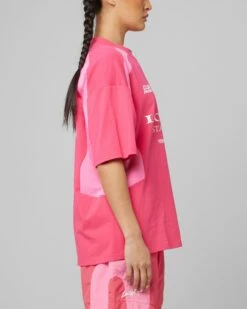 Loiter Subcultural Panel T-Shirt Pink 12 Loiter Subcultural Panel T-Shirt Pink -Culture Kings Shop 02049933 YP001 womens 0050