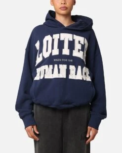Loiter College Dropout Hoodie Navy
