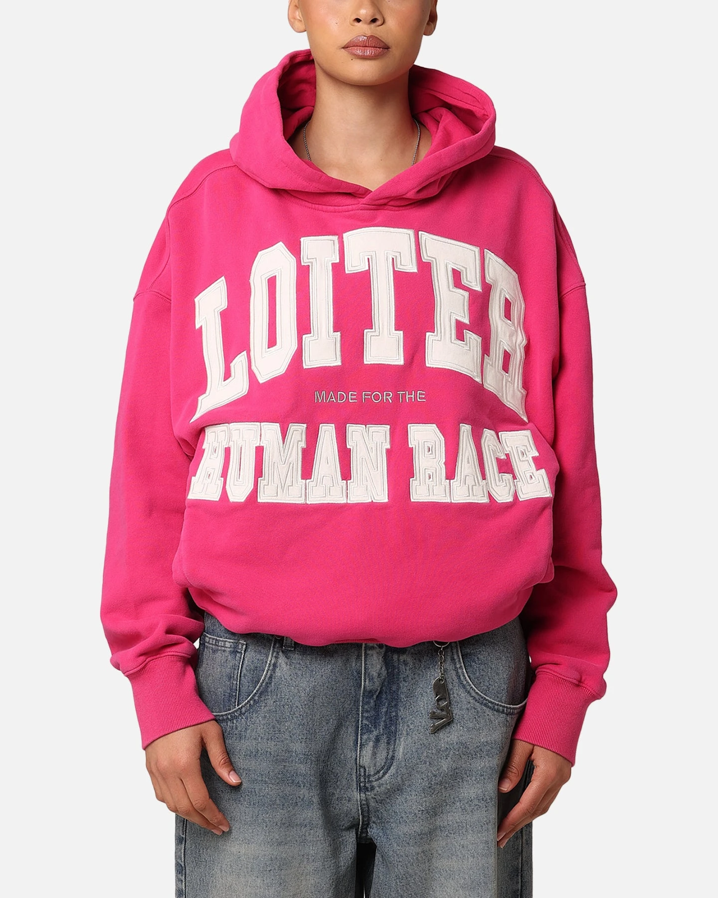 Loiter College Dropout Hoodie Pink 3 Loiter College Dropout Hoodie Pink