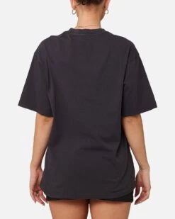 Mitchell & Ness Women's Chicago Bulls NBA Champs Glitter T-Shirt Overdyed Black -Culture Kings Shop 02050311 YO325 womens 0040