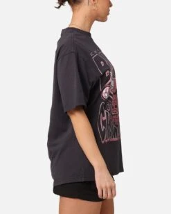 Mitchell & Ness Women's Chicago Bulls NBA Champs Glitter T-Shirt Overdyed Black -Culture Kings Shop 02050311 YO325 womens 0050