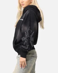 Loiter Atmosphere Full Zip Hoodie Vintage Black -Culture Kings Shop 02050337 YV009 womens 00060