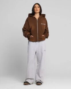 Loiter Atmosphere Zip Hoodie Vintage Brown -Culture Kings Shop 02050337 YV052 womens 0030