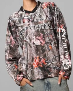 Loiter Long Sleeve Training Jersey Real Treet Camo -Culture Kings Shop 02050582 YR245 womens 00070