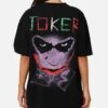 American Thrift X DC Batman The Joker Scars Heavy T-Shirt Black -Culture Kings Shop 02050636 YB001 womens 0010