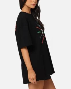 American Thrift X DC Batman The Joker Scars Heavy T-Shirt Black -Culture Kings Shop 02050636 YB001 womens 0050