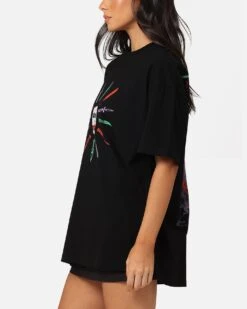 American Thrift X DC Batman The Joker Scars Heavy T-Shirt Black -Culture Kings Shop 02050636 YB001 womens 0060