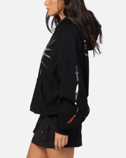 American Thrift X DC Batman The Joker Scars Premium Hoodie Black 16 American Thrift X DC Batman The Joker Scars Premium Hoodie Black -Culture Kings Shop 02050637 YB001 womens 0060