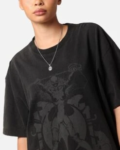 Goat Crew X DC Batman Catwoman Cats Heavy T-Shirt Vintage Black -Culture Kings Shop 02050640 YV013 womens 00060