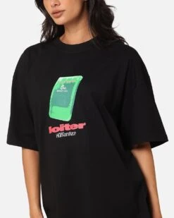 Loiter Core Memory T-Shirt Black -Culture Kings Shop 02050708 YB001 womens 00070