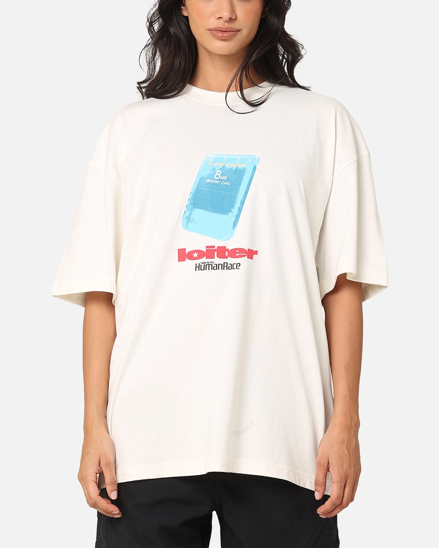 Loiter Core Memory T-Shirt Off White 4 Loiter Core Memory T-Shirt Off White - Image 2