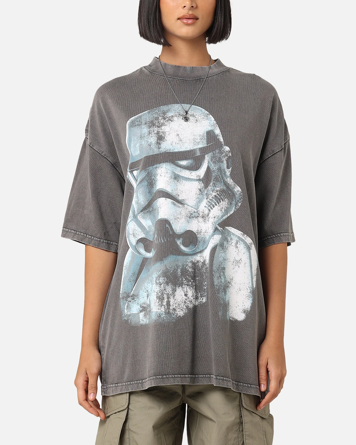Star Wars Vader & Stormtrooper Vintage Vintage T-Shirt Washed Charcoal 3 Star Wars Vader & Stormtrooper Vintage Vintage T-Shirt Washed Charcoal