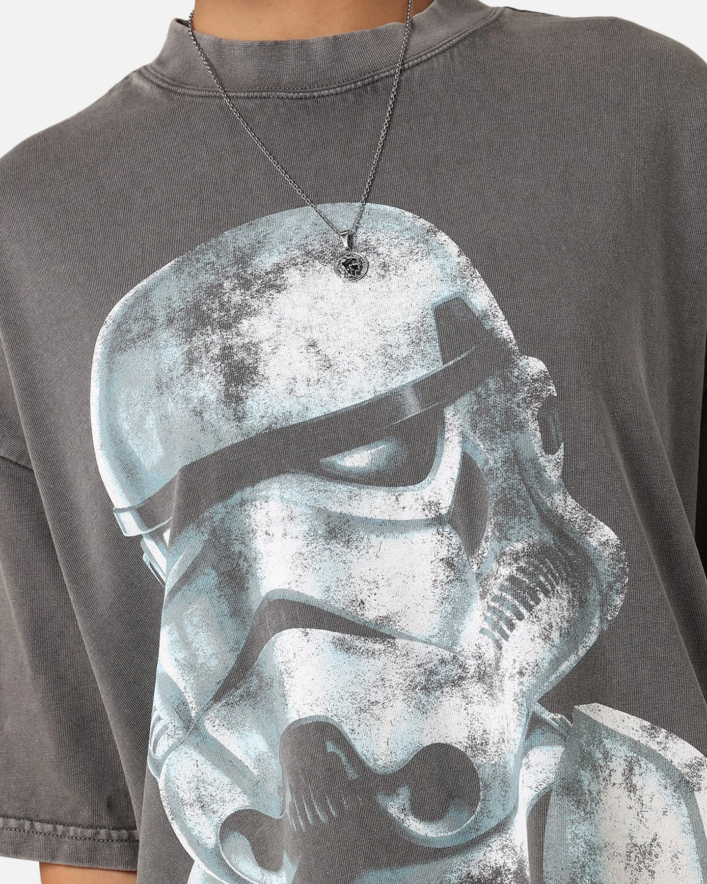 Star Wars Vader & Stormtrooper Vintage Vintage T-Shirt Washed Charcoal 10 Star Wars Vader & Stormtrooper Vintage Vintage T-Shirt Washed Charcoal - Image 8