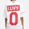 The Anti Order Azero Non Seam Oversized T-Shirt White/Red 1 The Anti Order Azero Non Seam Oversized T-Shirt White/Red -Culture Kings Shop 02050737 YW208 womens 0010