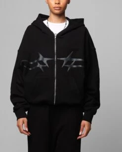 Loiter Celestial Full Zip Hoodie Black
