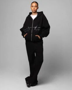 Loiter Celestial Full Zip Hoodie Black -Culture Kings Shop 02050791 YB001 womens 00030