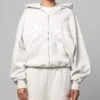 Loiter Celestial Full Zip Hoodie Light Grey Marl 2 Loiter Celestial Full Zip Hoodie Light Grey Marl -Culture Kings Shop 02050791 YL264 womens 00010