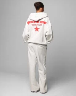 Loiter Celestial Full Zip Hoodie Light Grey Marl 13 Loiter Celestial Full Zip Hoodie Light Grey Marl -Culture Kings Shop 02050791 YL264 womens 00040