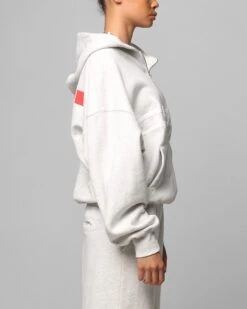 Loiter Celestial Full Zip Hoodie Light Grey Marl 14 Loiter Celestial Full Zip Hoodie Light Grey Marl -Culture Kings Shop 02050791 YL264 womens 00050