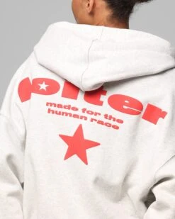 Loiter Celestial Full Zip Hoodie Light Grey Marl 17 Loiter Celestial Full Zip Hoodie Light Grey Marl -Culture Kings Shop 02050791 YL264 womens 00080