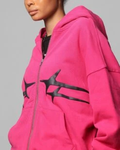 Loiter Celestial Full Zip Hoodie Pink -Culture Kings Shop 02050791 YP001 womens 00070