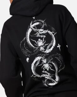 The Anti Order Double Dragon Hoodie Black/White -Culture Kings Shop 02050854 YB012 womens 00070