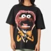 American Thrift Disney The Muppets Animal Heavy T-Shirt Vintage Black -Culture Kings Shop 02050883 YV013 womens 00010