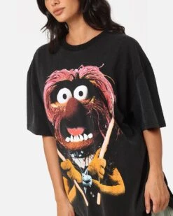 American Thrift Disney The Muppets Animal Heavy T-Shirt Vintage Black -Culture Kings Shop 02050883 YV013 womens 00070