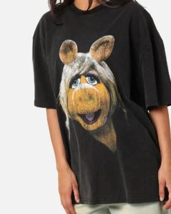 American Thrift Disney The Muppets Miss Piggy Heavy T-Shirt Vintage Black 15 American Thrift Disney The Muppets Miss Piggy Heavy T-Shirt Vintage Black -Culture Kings Shop 02050886 YV013 womens 00070