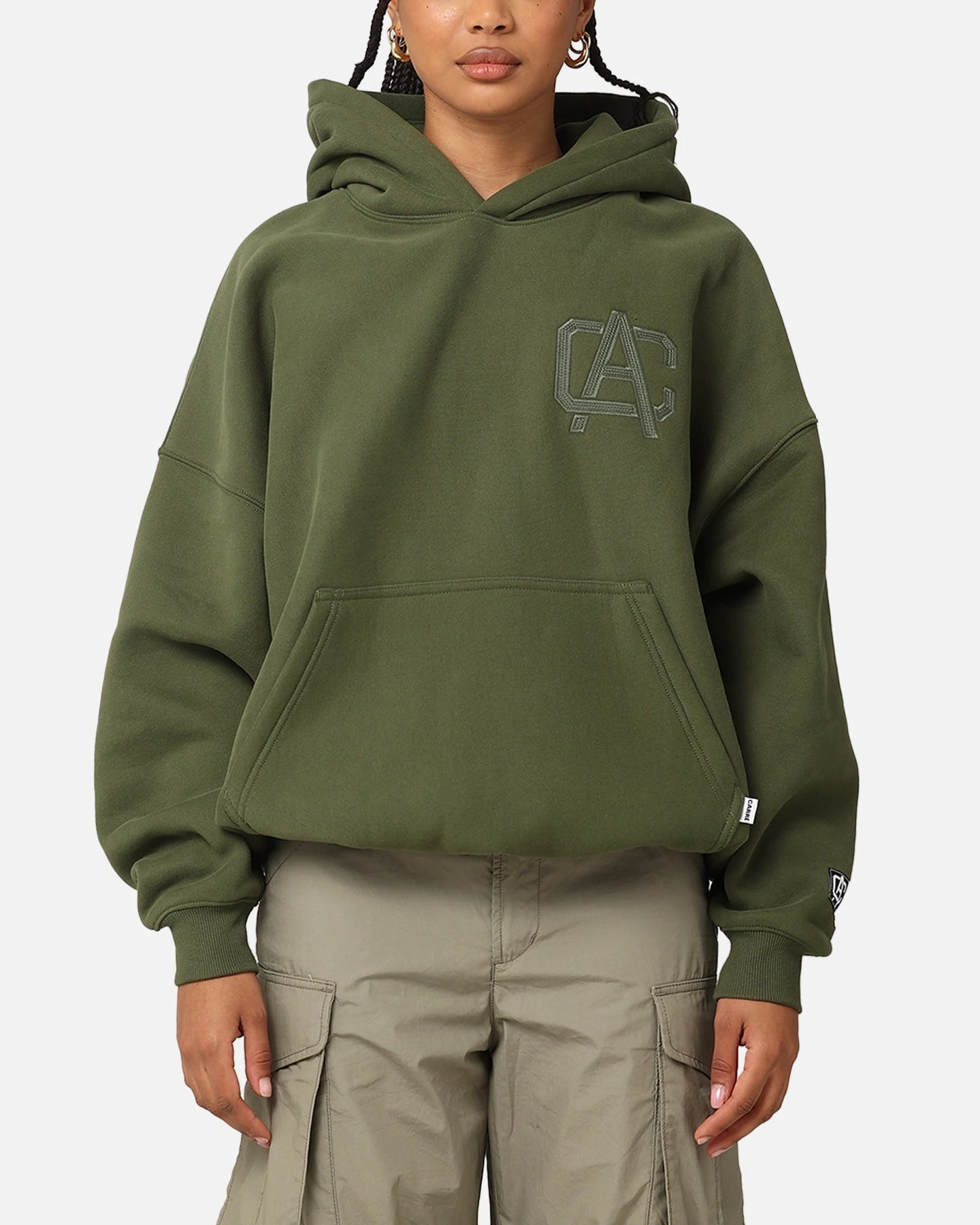 Carre Academy V2 Oversized Hoodie Forest Green 3 Carre Academy V2 Oversized Hoodie Forest Green