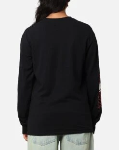 Goat Crew Marvel Spider-Man Y2K Miles Long Sleeve T-Shirt Black -Culture Kings Shop 02051101 YB001 womens 00030