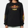 Goat Crew Marvel Spider-Man Y2K Spidey Long Sleeve T-Shirt Black -Culture Kings Shop 02051103 YB001 womens 00010