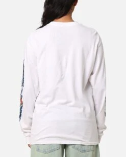 Goat Crew Marvel Spider-Man Y2K Venom Long Sleeve T-Shirt White -Culture Kings Shop 02051106 YW100 womens 00030