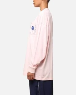 Carre Floral Pocket Oversized Long Sleeve T-Shirt Pink 12 Carre Floral Pocket Oversized Long Sleeve T-Shirt Pink -Culture Kings Shop 02051217 YP001 womens 00050