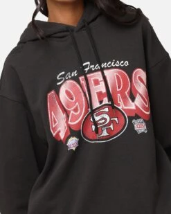 Mitchell & Ness San Francisco 49ers Arch Hoodie Faded Black -Culture Kings Shop 02051316 YB554 womens 00060