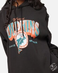 Mitchell & Ness Miami Dolphins Arch Hoodie Faded Black 13 Mitchell & Ness Miami Dolphins Arch Hoodie Faded Black -Culture Kings Shop 02051318 YB554 womens 00060