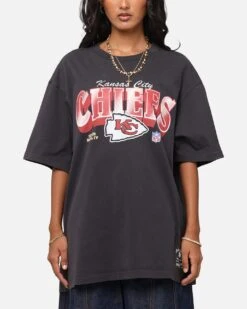 Mitchell & Ness Kansas City Chiefs Arch T-Shirt Faded Black