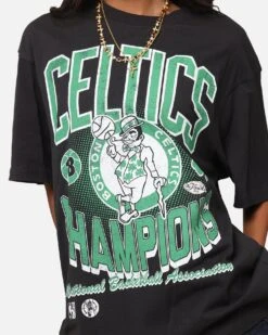 Mitchell & Ness Boston Celtics Champions 'Luck Of The Irish' T-Shirt Faded Black 13 Mitchell & Ness Boston Celtics Champions 'Luck Of The Irish' T-Shirt Faded Black -Culture Kings Shop 02051326 YB554 womens 00060