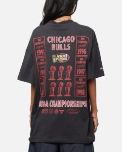 Mitchell & Ness Chicago Bulls Champions Report "Champ Pack" T-Shirt Faded Black 11 Mitchell & Ness Chicago Bulls Champions Report "Champ Pack" T-Shirt Faded Black -Culture Kings Shop 02051327 YB554 womens 00020