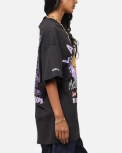 Mitchell & Ness Los Angeles Lakers Champions Report "Champ Pack" T-Shirt Faded Black -Culture Kings Shop 02051329 YB554 womens 00050