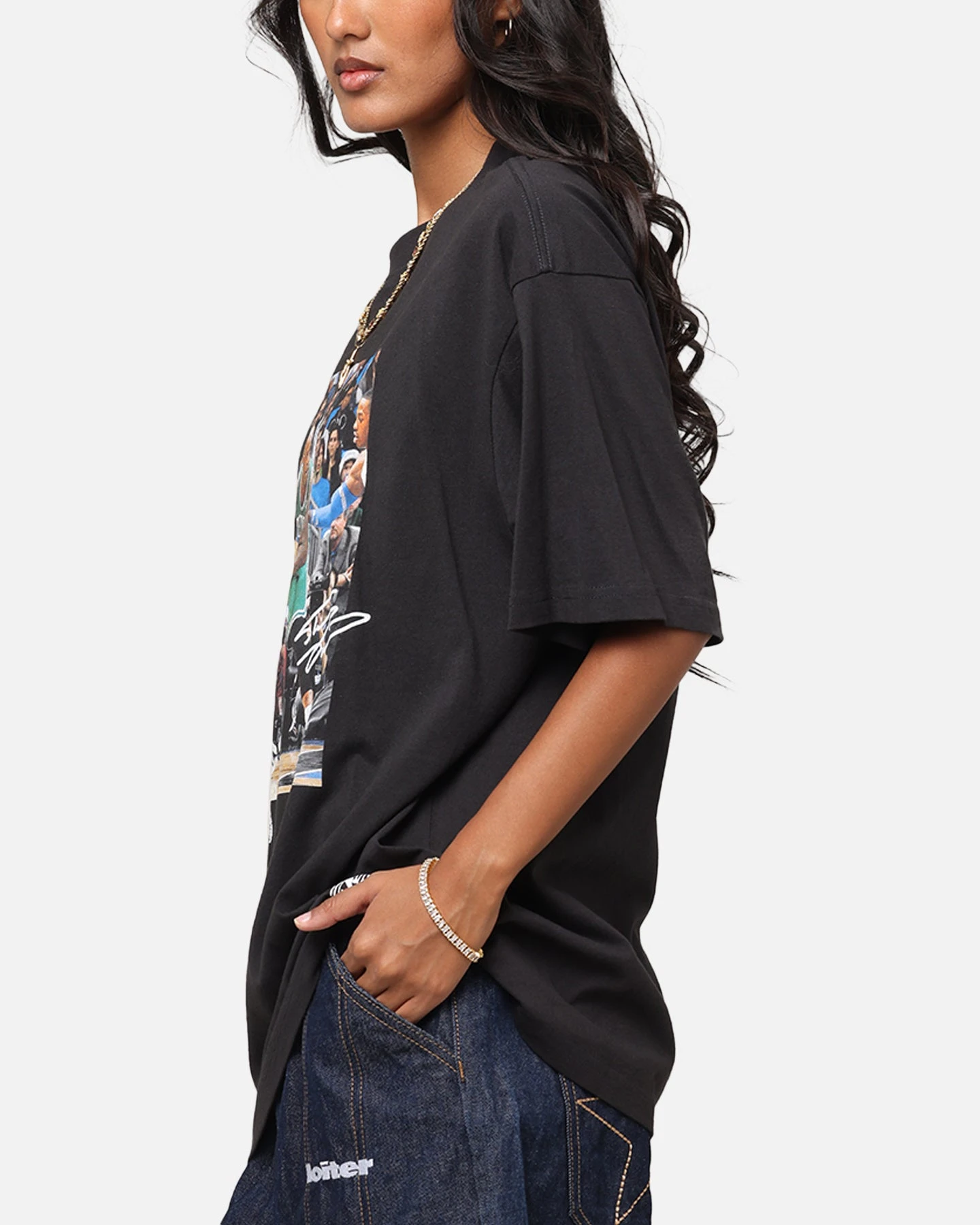 Mitchell & Ness Boston Celtics Shaquille O'Neal Dunk 'Luck Of The Irish' T-Shirt Faded Black 7 Mitchell & Ness Boston Celtics Shaquille O'Neal Dunk 'Luck Of The Irish' T-Shirt Faded Black - Image 5