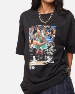 Mitchell & Ness Boston Celtics Shaquille O'Neal Dunk 'Luck Of The Irish' T-Shirt Faded Black 13 Mitchell & Ness Boston Celtics Shaquille O'Neal Dunk 'Luck Of The Irish' T-Shirt Faded Black -Culture Kings Shop 02051332 YB554 womens 00060