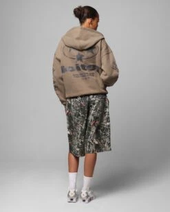 Loiter Solar Zip Hoodie Brown -Culture Kings Shop 02051412 YX300 womens 00040