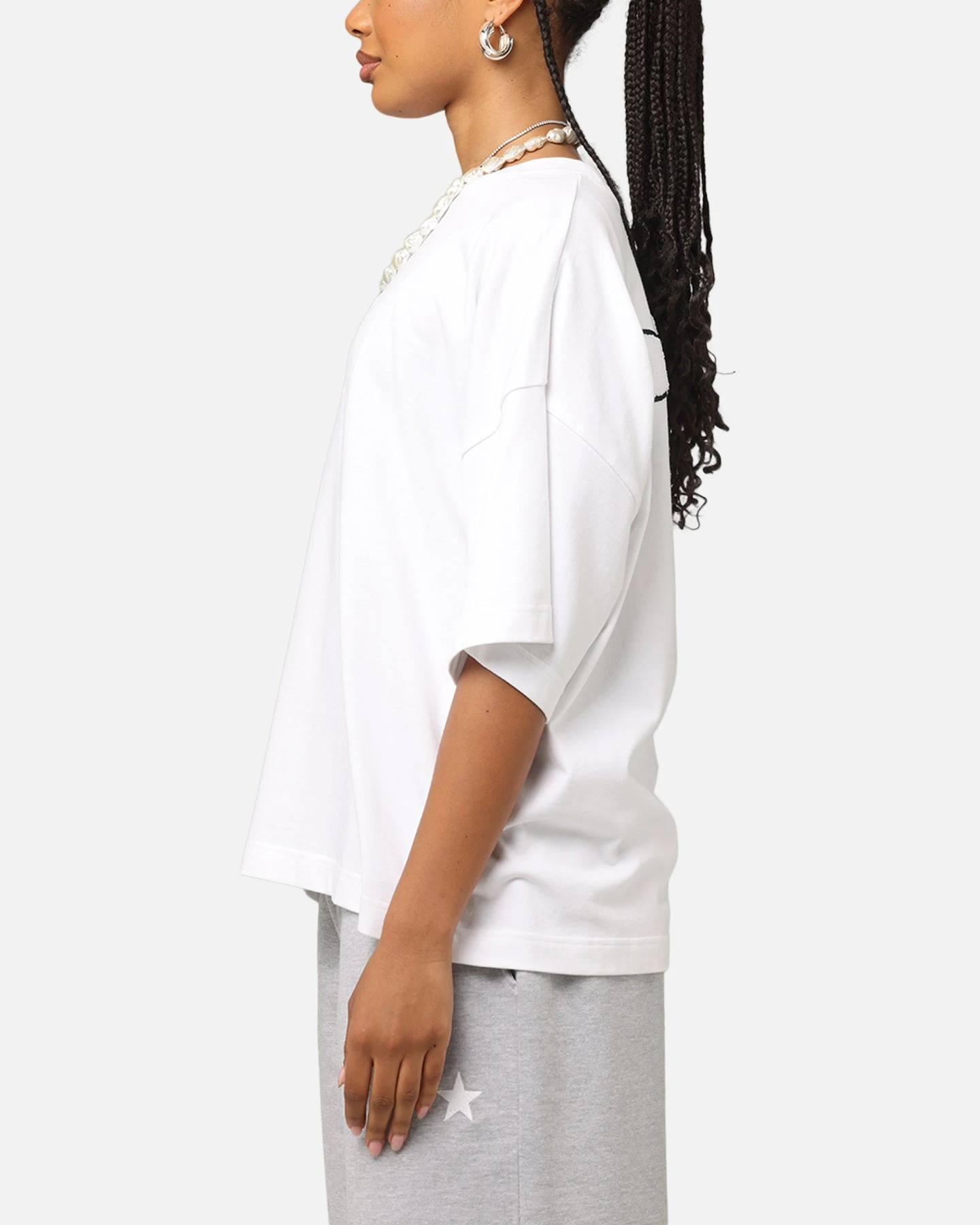 Loiter Premium Essentials Boxy T-Shirt White 8 Loiter Premium Essentials Boxy T-Shirt White - Image 6