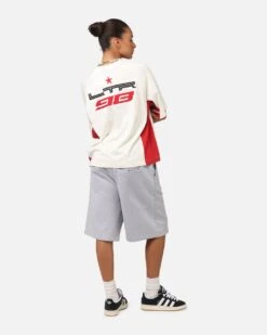 Loiter Daytona Panel T-Shirt White/Pink 12 Loiter Daytona Panel T-Shirt White/Pink -Culture Kings Shop 02051460 YW197 womens 00040