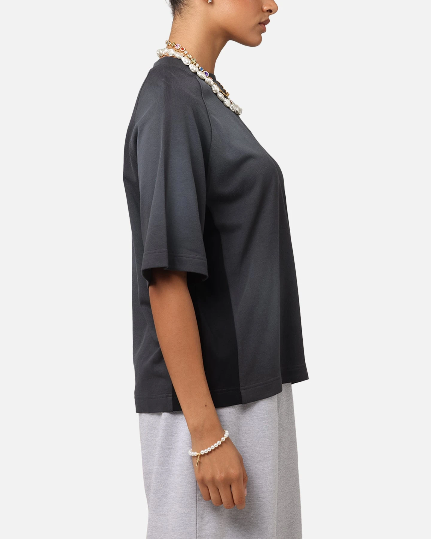 Loiter Daytona Panel T-Shirt Washed Black 5 Loiter Daytona Panel T-Shirt Washed Black - Image 3