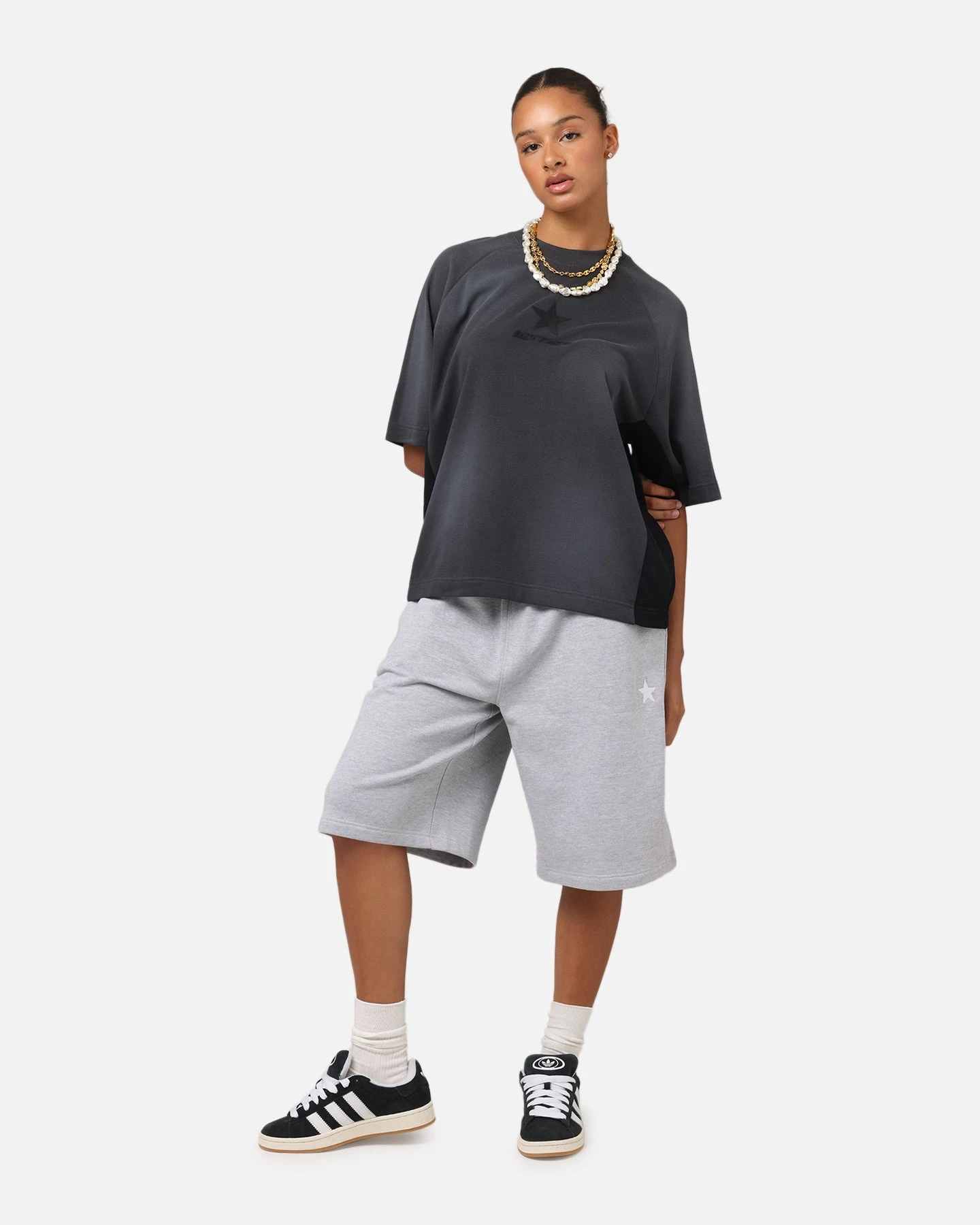 Loiter Daytona Panel T-Shirt Washed Black 7 Loiter Daytona Panel T-Shirt Washed Black - Image 5