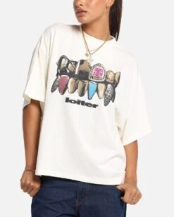 Loiter Grill Set T-Shirt Off White -Culture Kings Shop 02051472 YO007 womens 0070