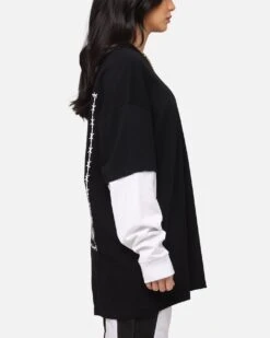 Carre C-Star Long Sleeve T-Shirt Black/White -Culture Kings Shop 02051617 YB012 womens 00050